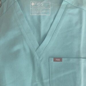 Figs One Pocket Top in Seaglass PO#3017